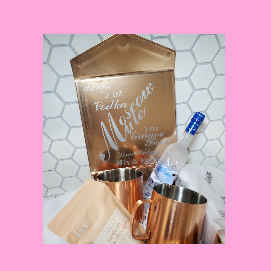 Rose Gold Elegance: Moscow Mule Luxury Gift Set