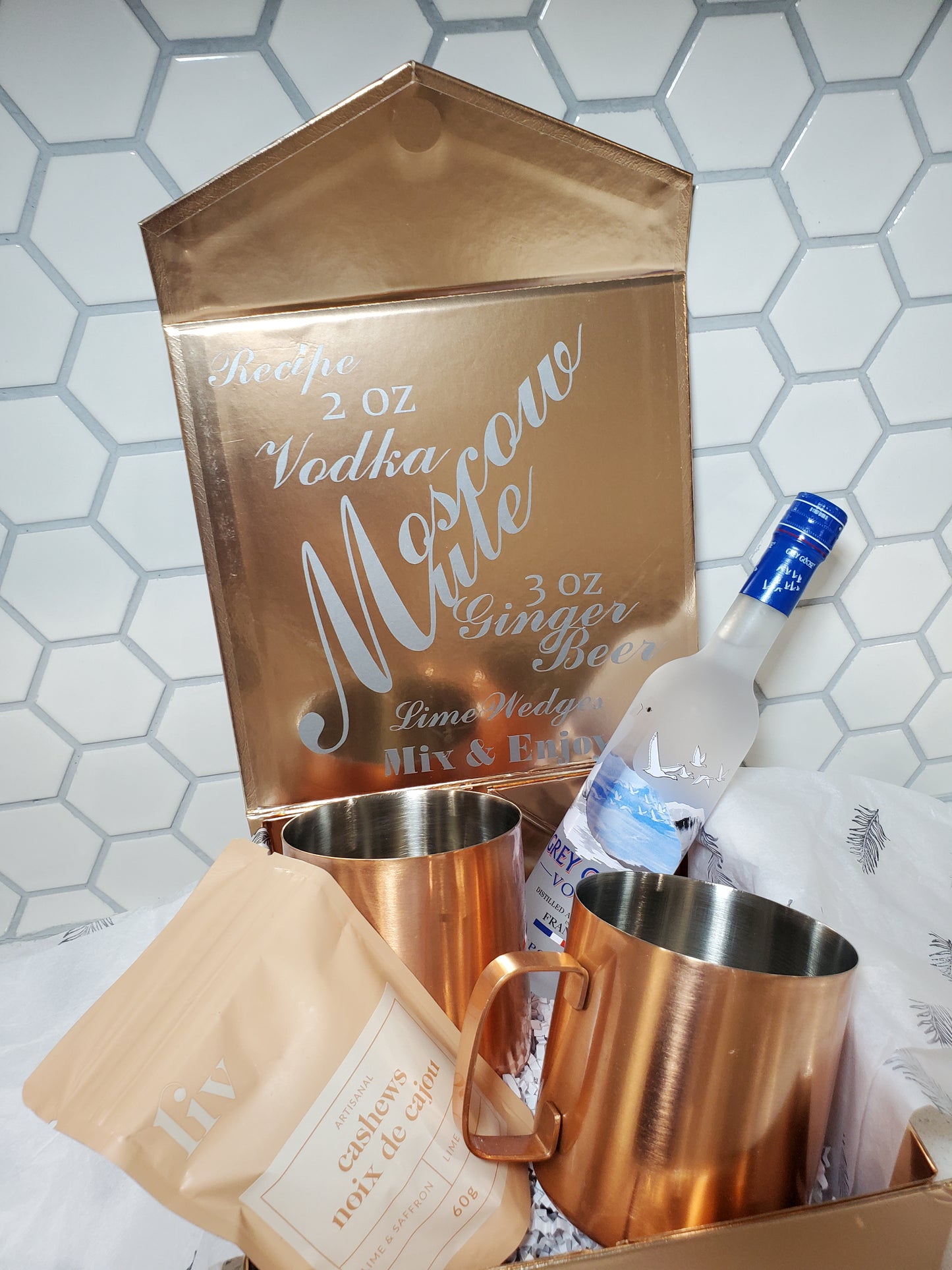 Rose Gold Elegance: Moscow Mule Luxury Gift Set